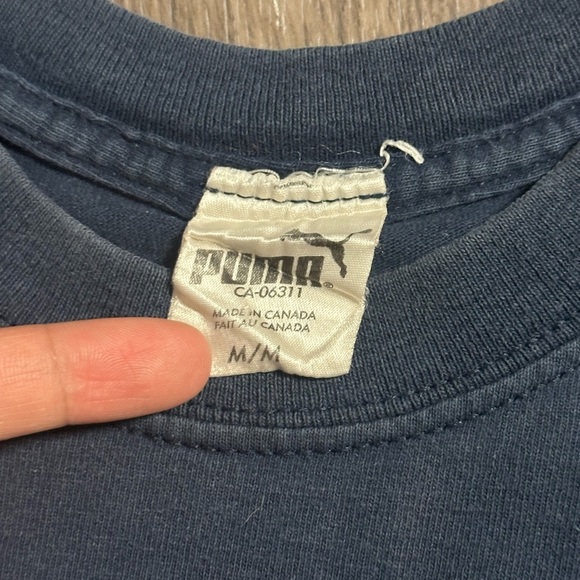 Vintage NHL x Puma Canucks Shirt - Picture 3 of 4